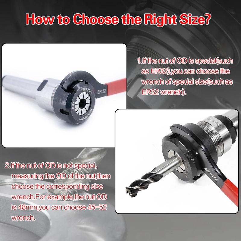 Mdvora 6pcs Coilover Spanner Wrench Set, C-Shape Shock Spanner Hook