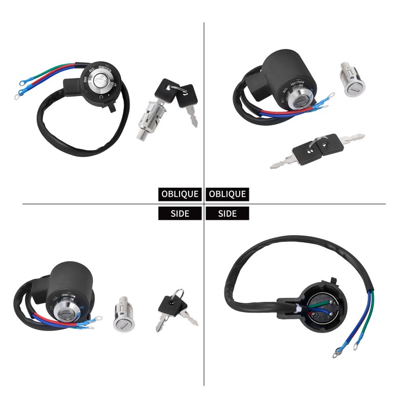 YHMTIVTU Ignition Switch Lock with Key Fit For Harley Sportster