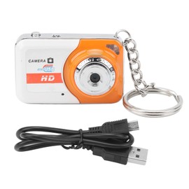 Mini Thumb Camera HD Video Taking Pictures Exquisite Personality Fashion Mini DV Camera Orange