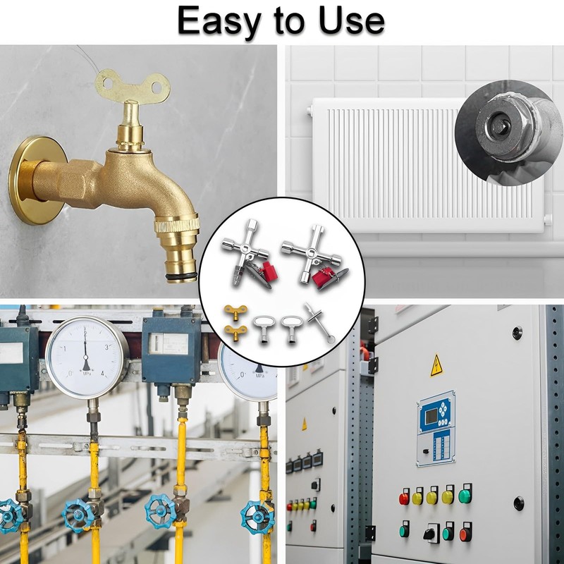 AHEJIOO 7 piece set, heating bleed key set, control cabinet
