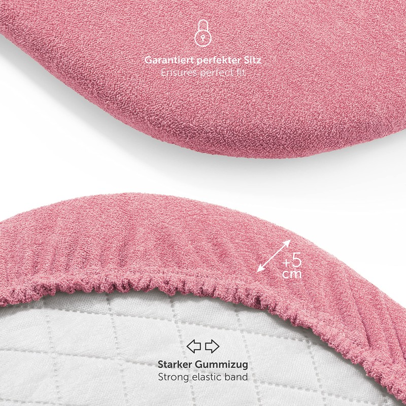 Laleni Terry Fitted Sheet 40 x 90 cm - Oeko-Tex