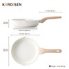 Kordisen Ceramic Non Stick Frying Pans Skillet, 9.5 Inch Ceramic