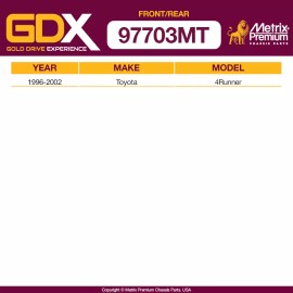 METRIX PREMIUM CHASSIS PARTS 4 PCS Premium Front & Rear Sway Bar Links Set for 1996-2002 Toyota 4Runner