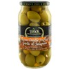 Tassos Double Stuffed Jalapeno And Garlic Super Mammoth Olives Imported