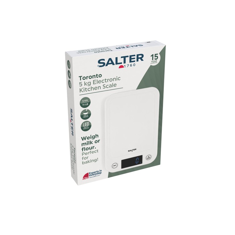 Salter Toronto Digital Kitchen Scale – Electronic Food Weighing Scales
