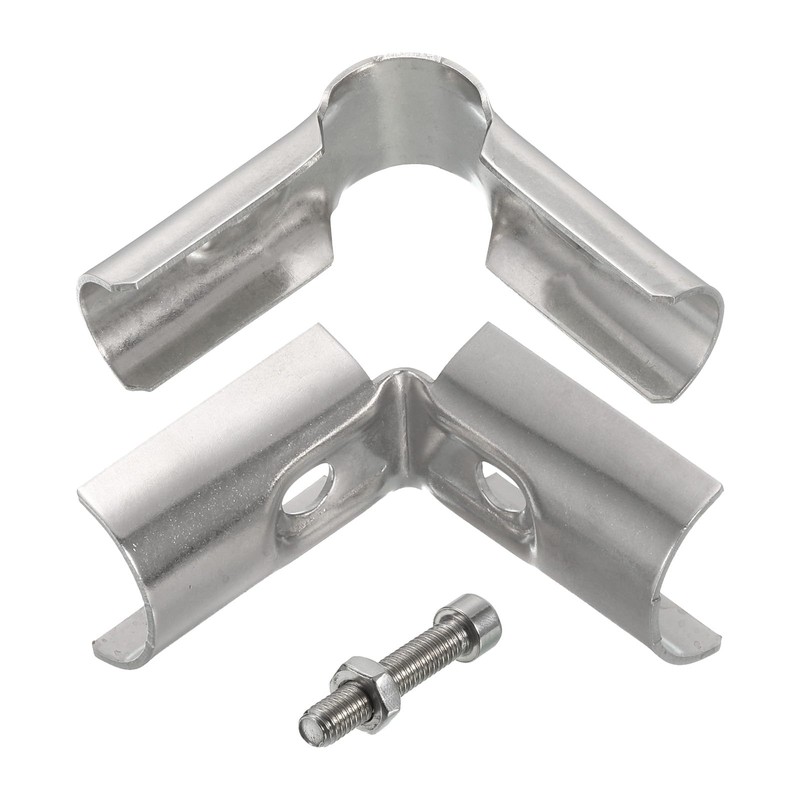 QUARKZMAN 90 Degree Structural Pipe Connectors 2 Pieces Chain Link