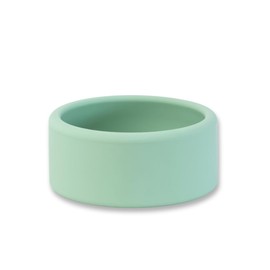 APLAINR Solid Bowl, Silicone Bowl for Baby, Toddler & Kids, 9 fl oz, Non Slip, Heavy Base, Deep, Microwave & Dishwasher Safe, No BPA, Cereal, Soup, Snack Dishes & Dinnerware, Matcha Green