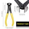 2 Packs End Cutting Nippers Pliers Nail Puller Tool Carpenters