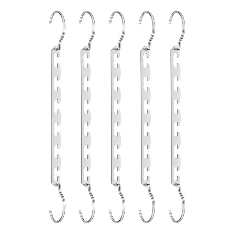 Universo en Linea Set 5 Ganchos Organizadores Ahorrador Espacio Closet