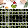70 Pieces Christmas Letter Stencils Reusable Letter Number Symbolic Stencil