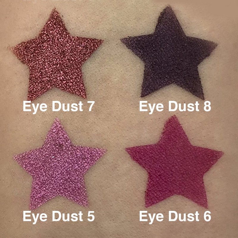 Eye dust number 5, loose powder cosmetic pigment eye shadow.