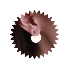 Inateannal Boho Disc Coin Stud Earrings Gold Circle Disc Drop Earrings Circle Coin Earring Vintage Geometric Circle Earrings Jewellery for Women and Girls