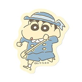 Gourmandies Bandai Crayon Shin-chan Character Tam Sticker Garden Clothes BCYS-36C Beige