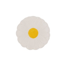 Price & Kensington Daisy Kitchen Tidy | Ceramic Spoon Rest with Embossed Daisy Design | Hand-Painted Yellow Centre | Kitchen Counter Accessory