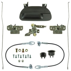 IAMAUTO 72958 Tailgate Hardware Rebuild Kit for 1999-2007 Ford Super Duty F250 F350 1997-2003 F150 Handle Cable Latch