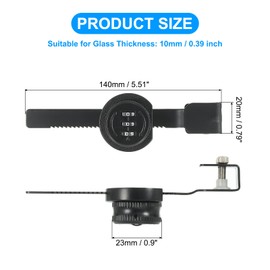 PATIKIL Keyless Cabinet Lock, Keyless Combination Ratchet Lock Zinc Alloy 3 Digit Password Combination Lock Door Security Slide Latch Lock for Cabinet Door Latch, (Black)