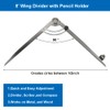 Scriber Compass 200 mm / 8 Inch Large Pencil Marking