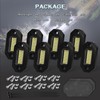 8pcs Pure White LED Rock Lights for Trucks Jeep UTV