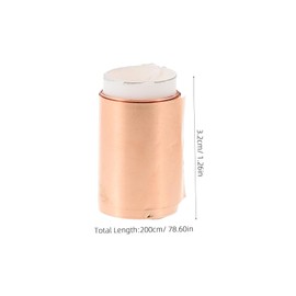 BUGUUYO 1roll Copper Foil Sheet Roll Thickness for Electrical Projects Copper Material for Crafting and Repairs for Circuit Connections and Component Fixes