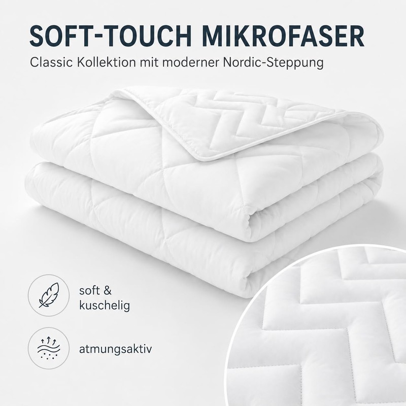 sei Design Microfibre Summer Duvet 135 x 200 cm Duvet
