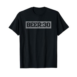 Cool Retro Beer 30 Distressed Graphic Design Beer Meme T-Shirt