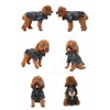 Lovelonglong Cool Dog Leather Jacket, Warm Coats Dogs Windproof Cold
