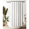 W SINWEDA Cortina Baño, Cortinas de Ducha/Bañera 180X180 cm, Impermeable,
