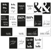 #detailverliebt Set of 20 postcards in black and white with