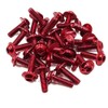 30pcs Universal Red M6 X 20mm Motorcycle Metal Fairing Hexagon