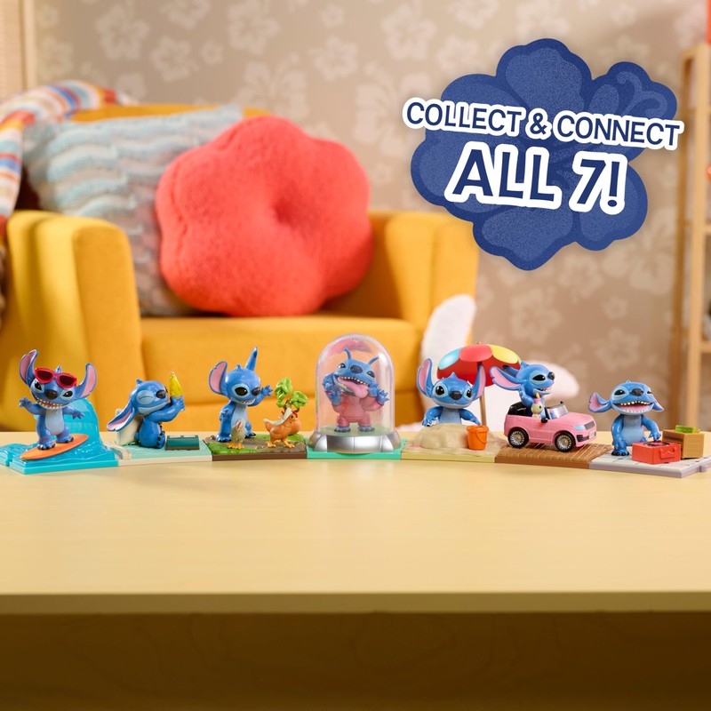 Just Play Stitch LA Movie Time Collectible Figs
