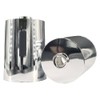 Lamp Canopy Chrome Diameter 60 mm Height 80 mm Plastic