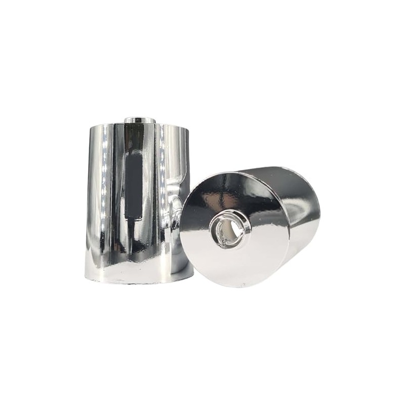 Lamp Canopy Chrome Diameter 60 mm Height 80 mm Plastic