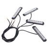 4pcs Side Marker Light Aluminum 12V to 24V 18 Lighting