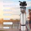 Yakiter 600ML Botella para Proteina de Coctelera,Vaso Proteina Shaker de