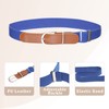 Pack of 4 Boys Girls Elastic Belt - Adjustable Buckle