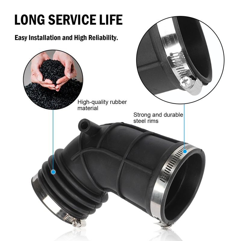 FanPaYY 2 x Intake Hose Air Hose Bellows Rubber Hose