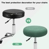 M METERXITY 1-Pack Bar Stool Covers Round, for 12-14 Inch
