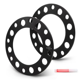 SCITOO 2Pcs 8x6.5/8x170/8x180 Wheel Spacers 6mm Bore 130mm 8Lug Wheel Spacers Fit for GMC C2500 C3500 K2500 K3500 Sierra 2500 HD Sierra 3500 HD Yukon XL 2500,for Ford E-250 Econoline