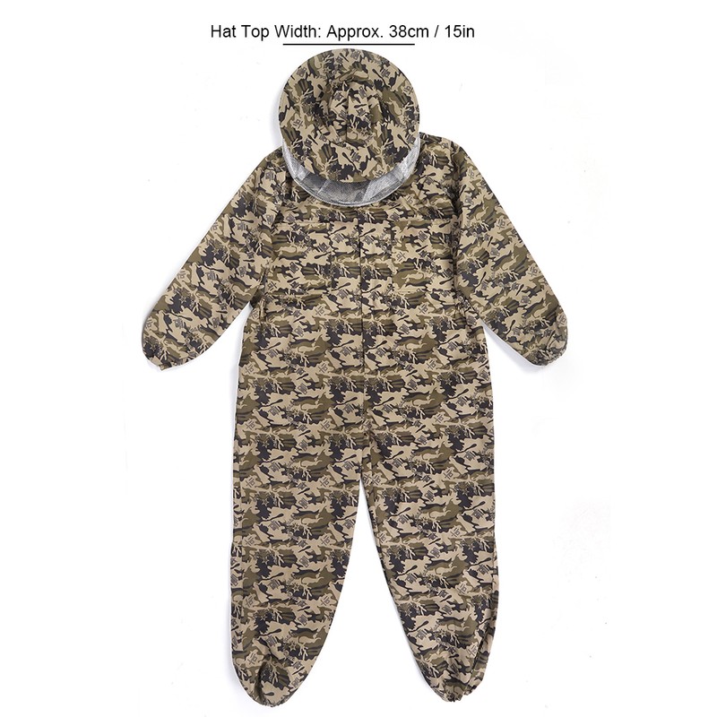 Five Pointed Star Round Hat One Piece Beekeeping Clothes Protective