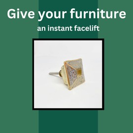 Brass Moroccan White Gold Square Drawer Knob Cupboard Pull Drawer Brass Etched Drawer Knob Brass Bohemian Drawer Knob