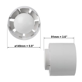 EUROPLAST Diameter 150 mm Duct Fan Duct Fan Intermediate Installation Fan Drawer Fan