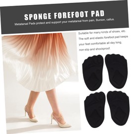 Outanaya 8pcs Front Foot Pads High-heel Insole Shoe Insert Cushions Breathable Sponge Design for Metatarsal Support Non-slip Half Sole Pads for Comfort