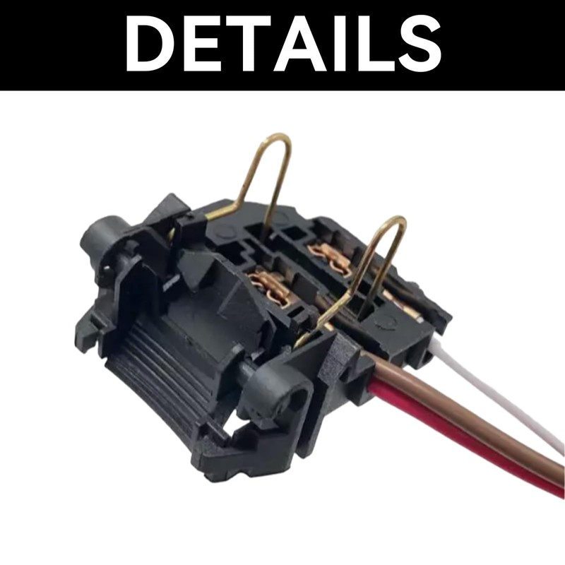 SANTUO 2Pcs H7 Low Beam Headlamp Bulb Wiring Adapter Socket