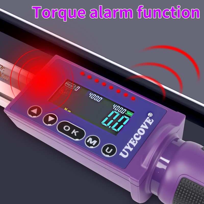 UYECOVE Digital Torque Wrench 1/2 Drive, (14.7-295 FT-LB/20-400N.M) ±2% High