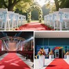 1000 GSM Extra Thick Red Carpet Runner for Partys &