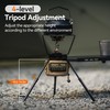 Thous Winds Camping Stove Stand, Backpacking Campfire Tripod with Upper