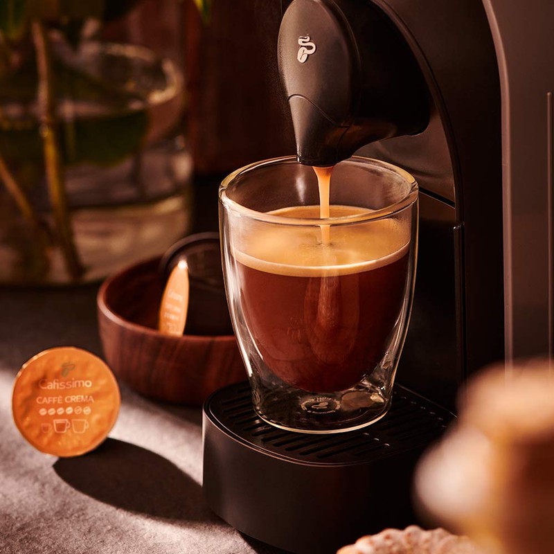 Tchibo Cafissimo Storage Box Caffè Crema Full-bodied Coffee Capsules, Pack