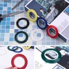 cridoz 6 Rolls 1/8 Whiteboard Tape Thin White Board Tape