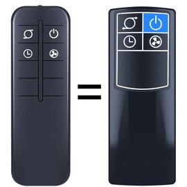 ZWP Replacement Remote Control for Lasko Oscillating Tower Fan T38400