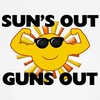 CafePress Sun's Out Guns Out Dog T Shirt Dog T-Shirt,